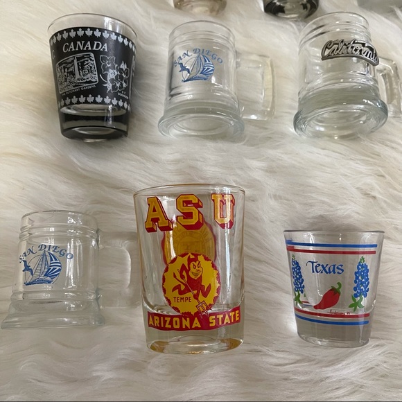 Libbey Shot Glasses United States State HI NY MS - Picture 2 of 12
